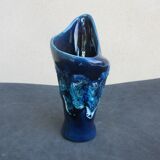 VASE SOLIFLOR VALLAURIS OR POT A PENS SHELL SHAPE