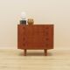 Commode en teck, design danois, années 1970, fabriquée au Danemark