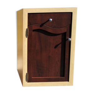 Meuble d'appoint bicolore - tiroir