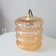 Vintage pendant lamp molded glass 60/70s