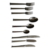 Christofle cutlery, vintage integral model from the 70s
