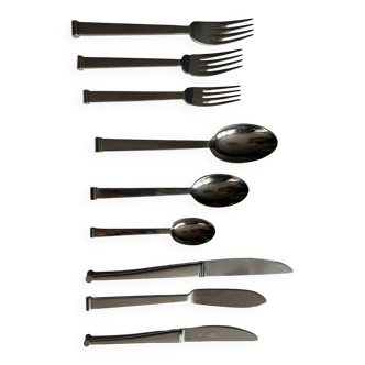 Christofle cutlery, vintage integral model from the 70s