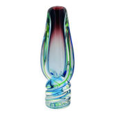 Organic Vase - Murano - Sommerso - Flavio Poli - 24.5 cm