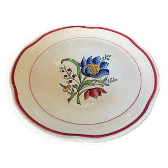 Gien earthenware fruit bowl, Savoie model