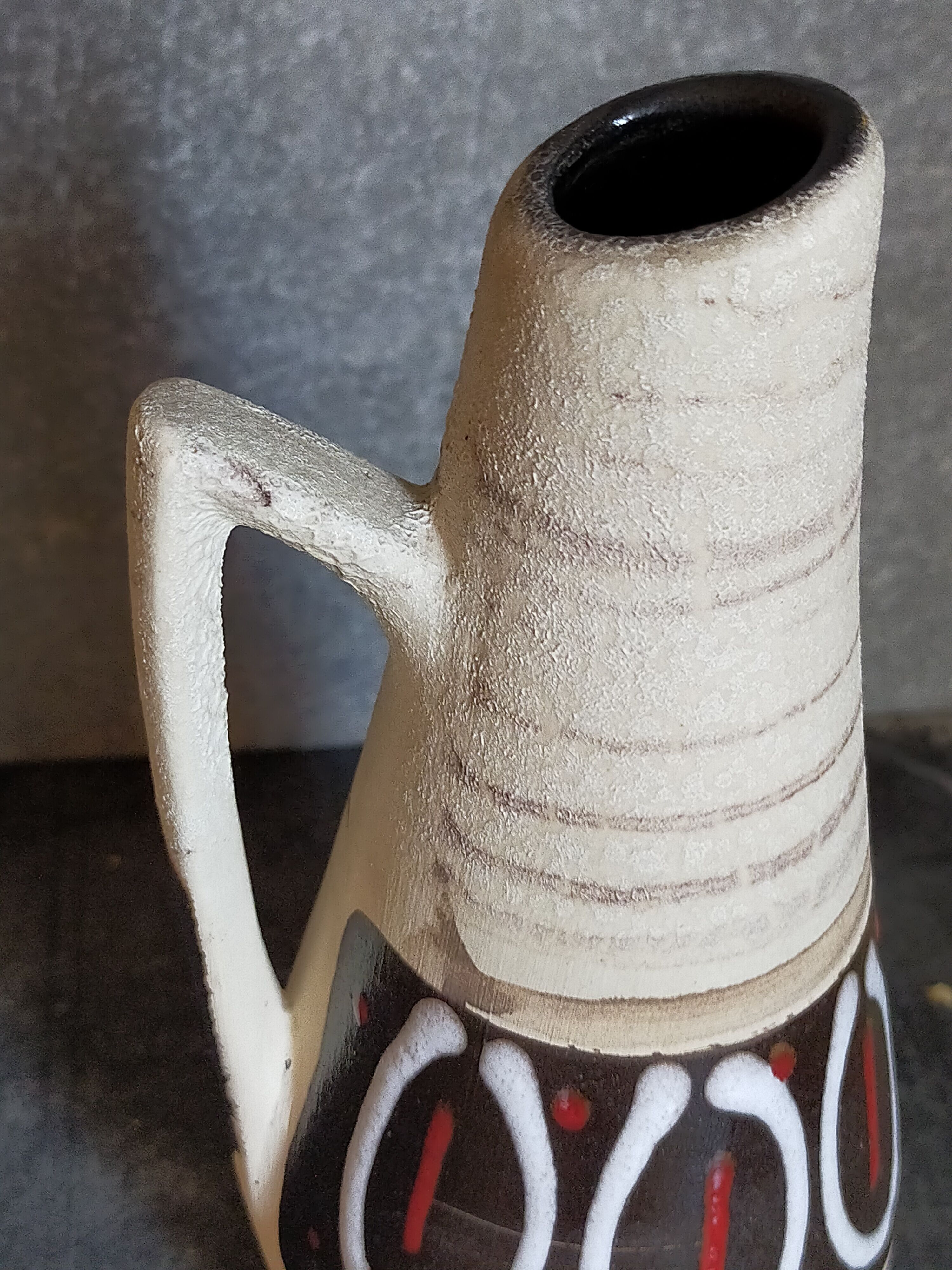 West-Germany vintage ceramic cove vase 50s
