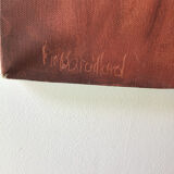 Canvas portrait land of his signed M.Bataillard