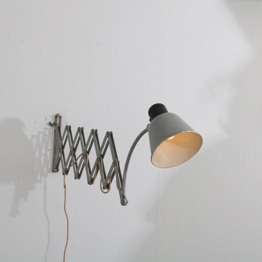 1950s Scissor lamp, manufactured by Belmag in Switzerland