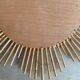 Rattan sun mirror 54cm