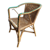 Chaise rotin enfants