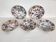 5 Japanese porcelain plates with geisha hand decoration