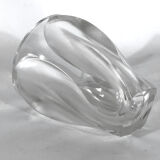Lalique, Polished and Frosted Crystal Glass model Ingrid from 60s