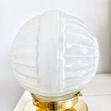 Lampe à poser globe vintage escargot