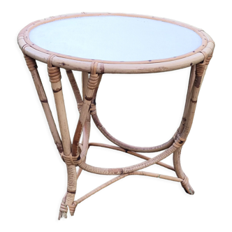Rattan coffee table