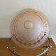 Large Art Deco bowl on a metal stand