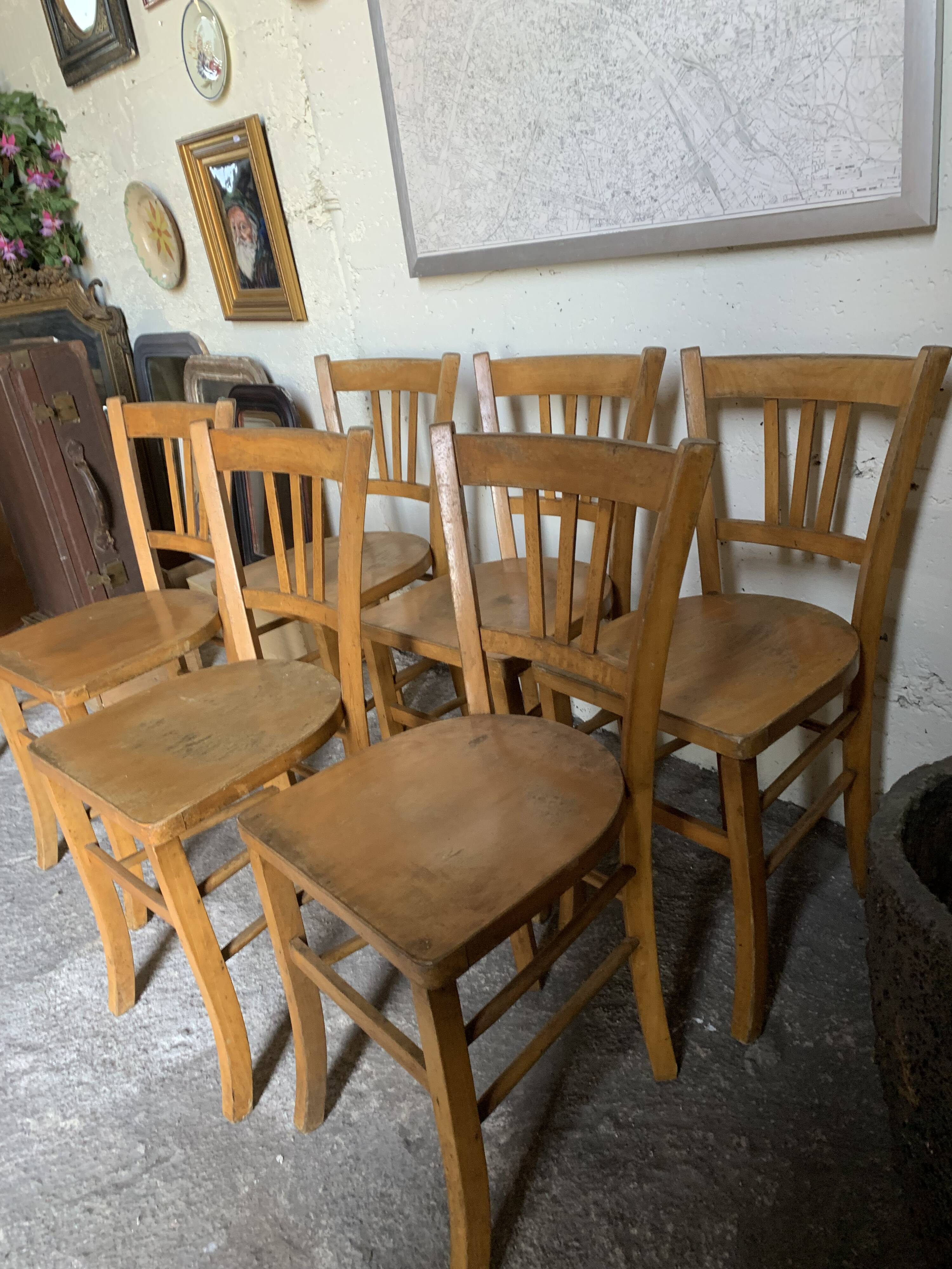 6 pure juice bistro chairs