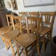 6 pure juice bistro chairs