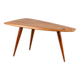 Table basse tripodes en Acajou de Pierre Cruège, 1953