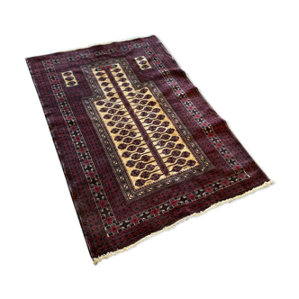 Ancient Persian Baloutche Iran wool rug 148 x 100