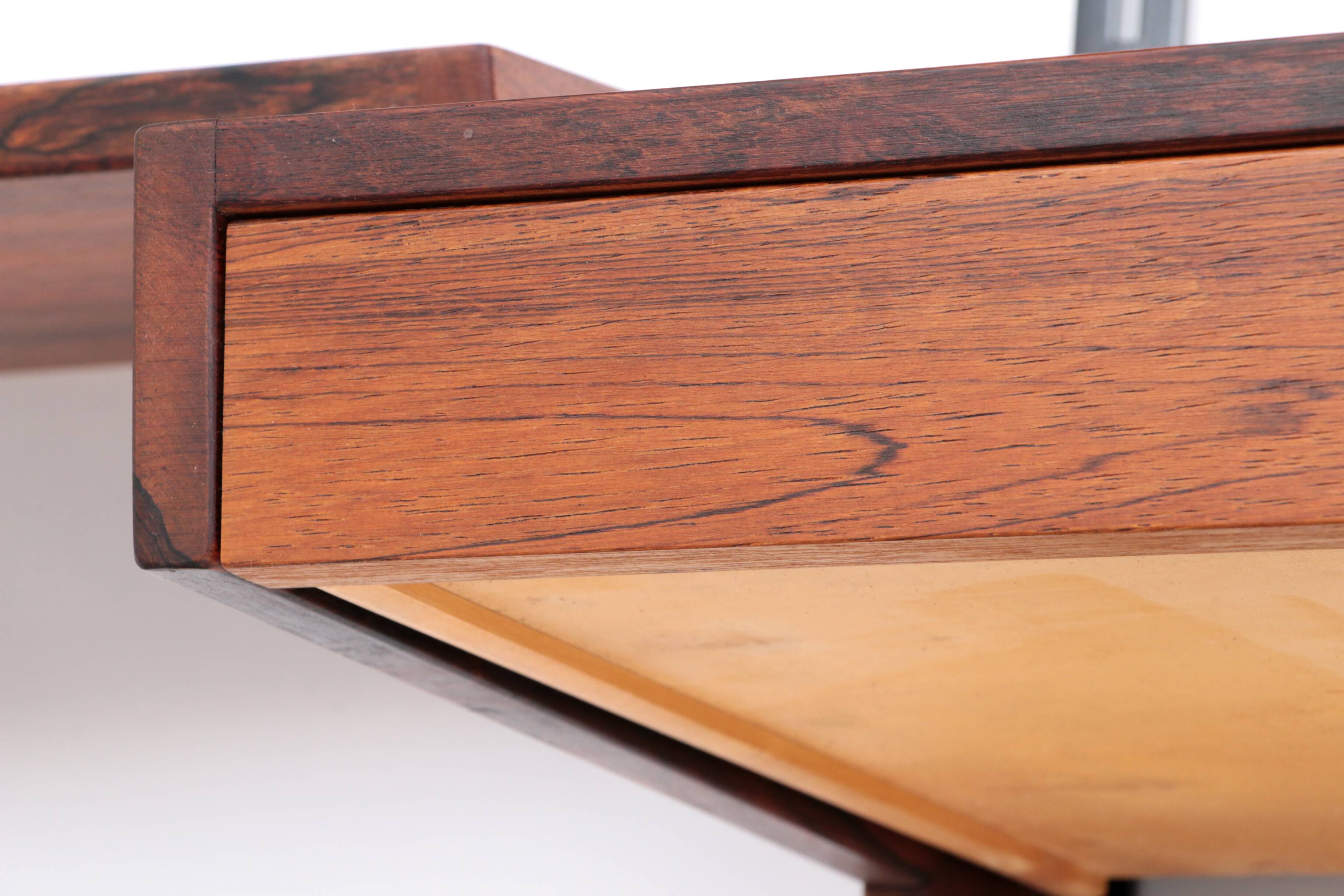 Modular Dark wooden Wall System from Kai Kristiansen - FM Møbler