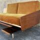 Daybed or two-seater sofa, shelf designed by Maison Sergalot, Paris, 1957