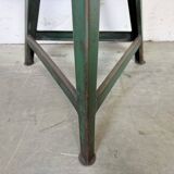 Dark Green Industrial Workshop Stool from Drupol, 1960s