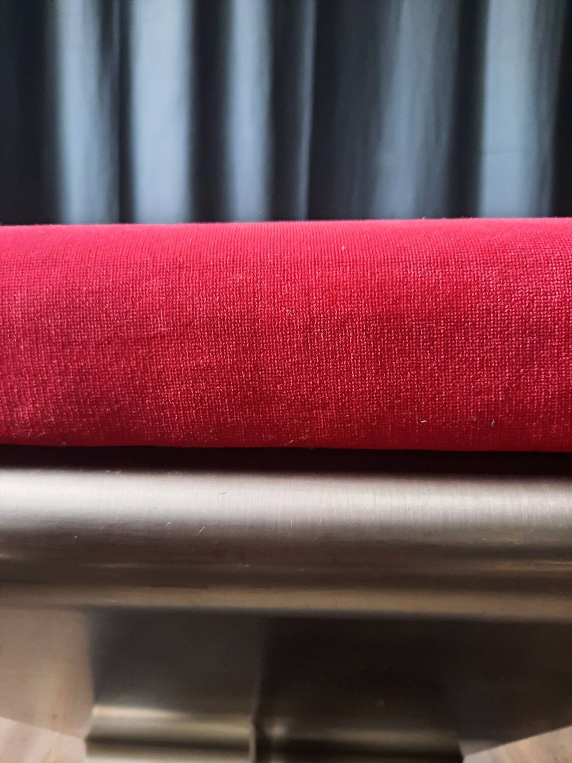 70s folded stainless steel stool