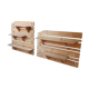 Pine wall shelves