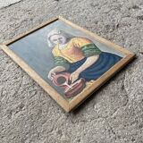 Oil on panel