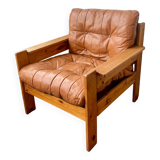 Pine armchair 1970s