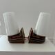 Pair of vintage ceramic wall lights by Sigvard Bernadotte