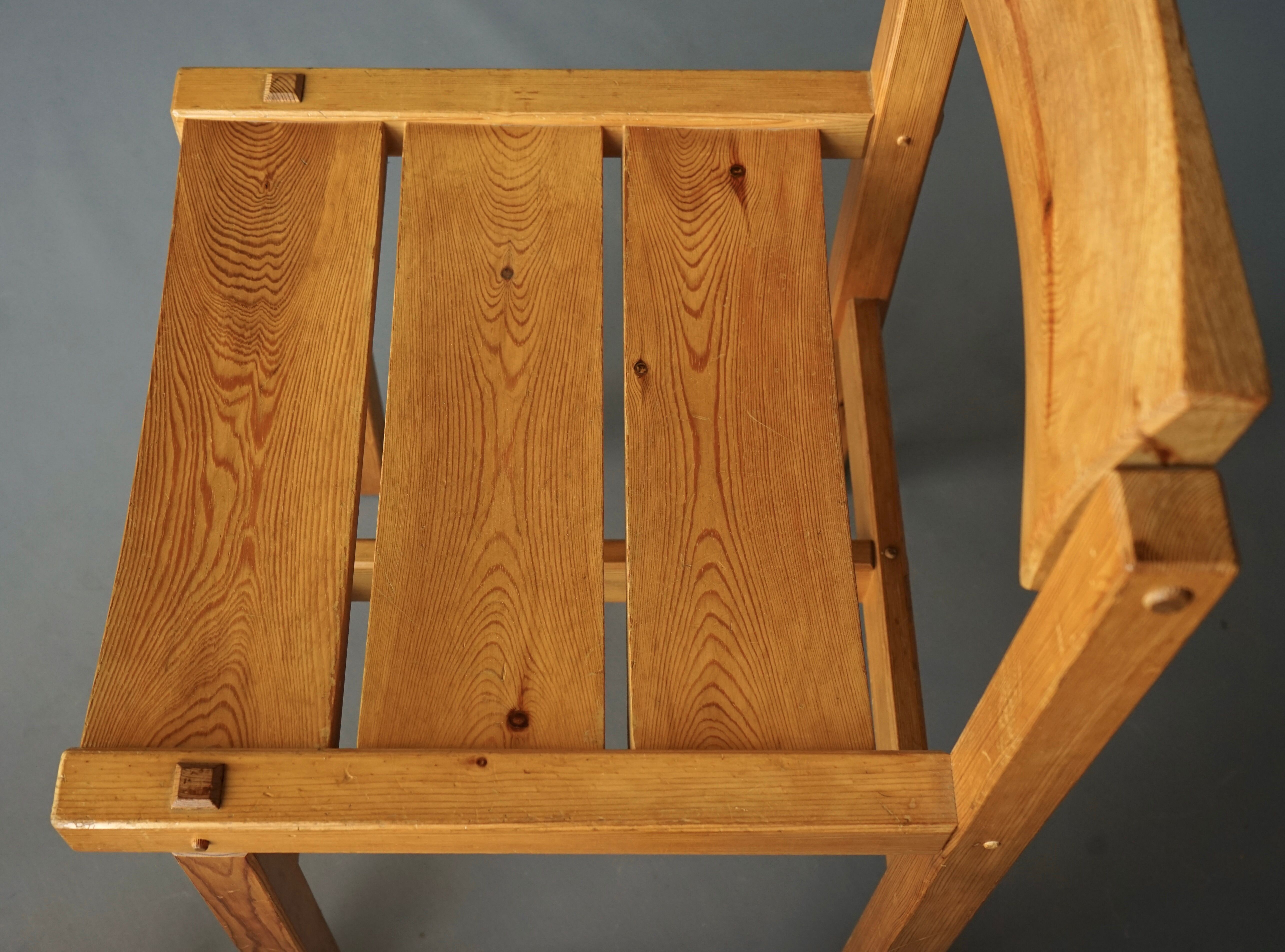 Pine Dining Set by Edwin Helseth for Strange Bruk, 1960s