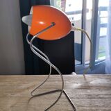 Orange metal lamp