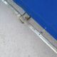 Camp bed - folding sunbed aluminum and vintage cotton