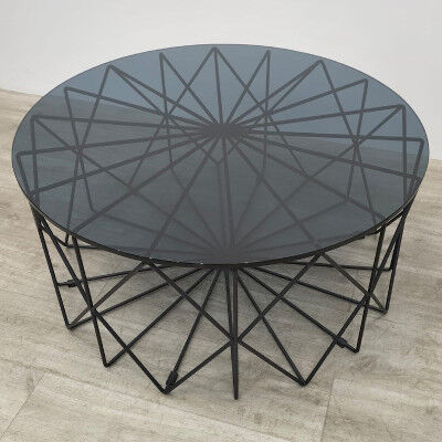Bolia Vitro Ø90 coffee table in glass