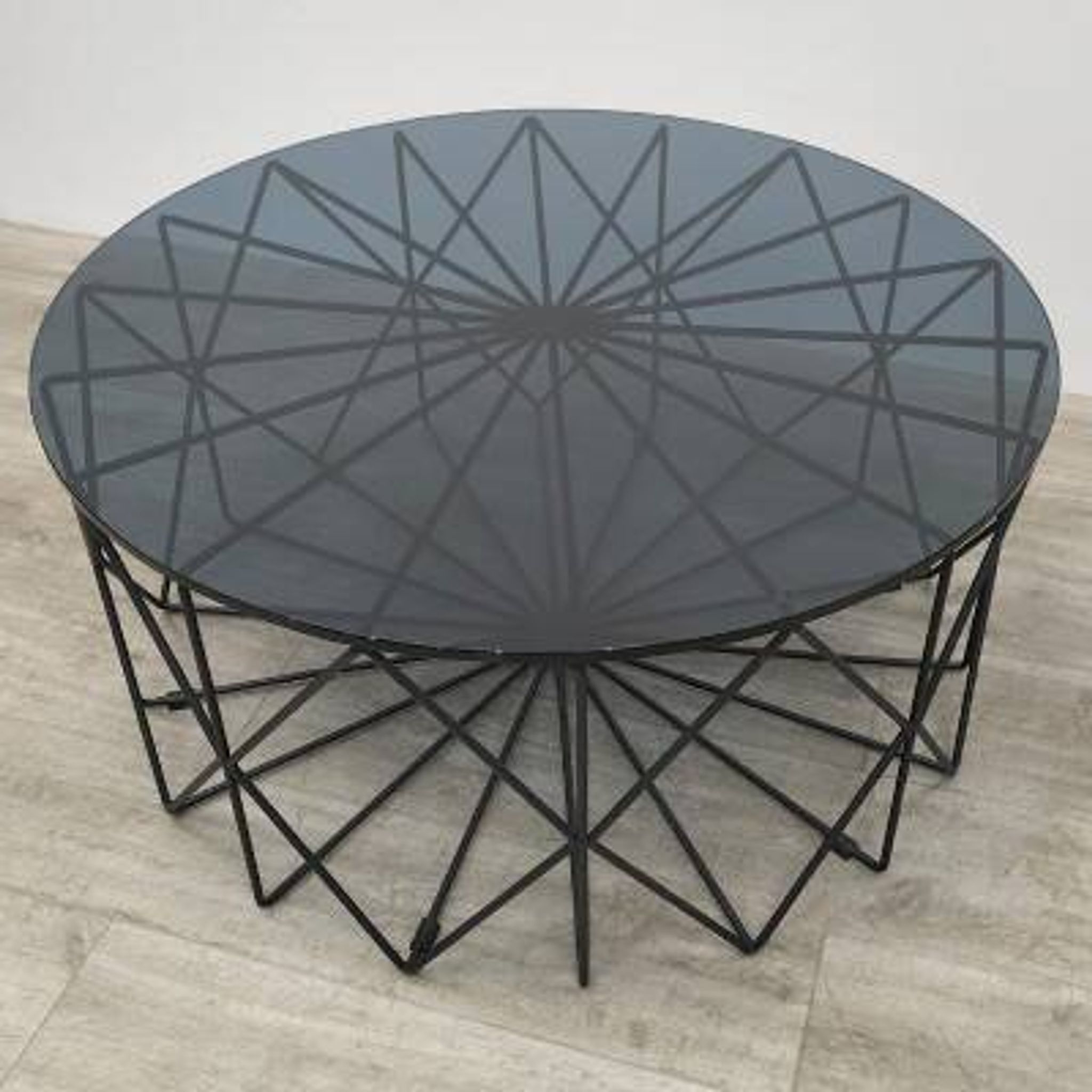 Bolia Vitro Ø90 coffee table in glass