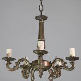 Fascinating Vintage Brass chandelier, 1960s