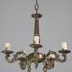 Fascinating Vintage Brass chandelier, 1960s