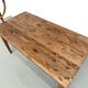 Farm table with tapered legs, L155 cm