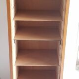 Vintage curtain file cabinet