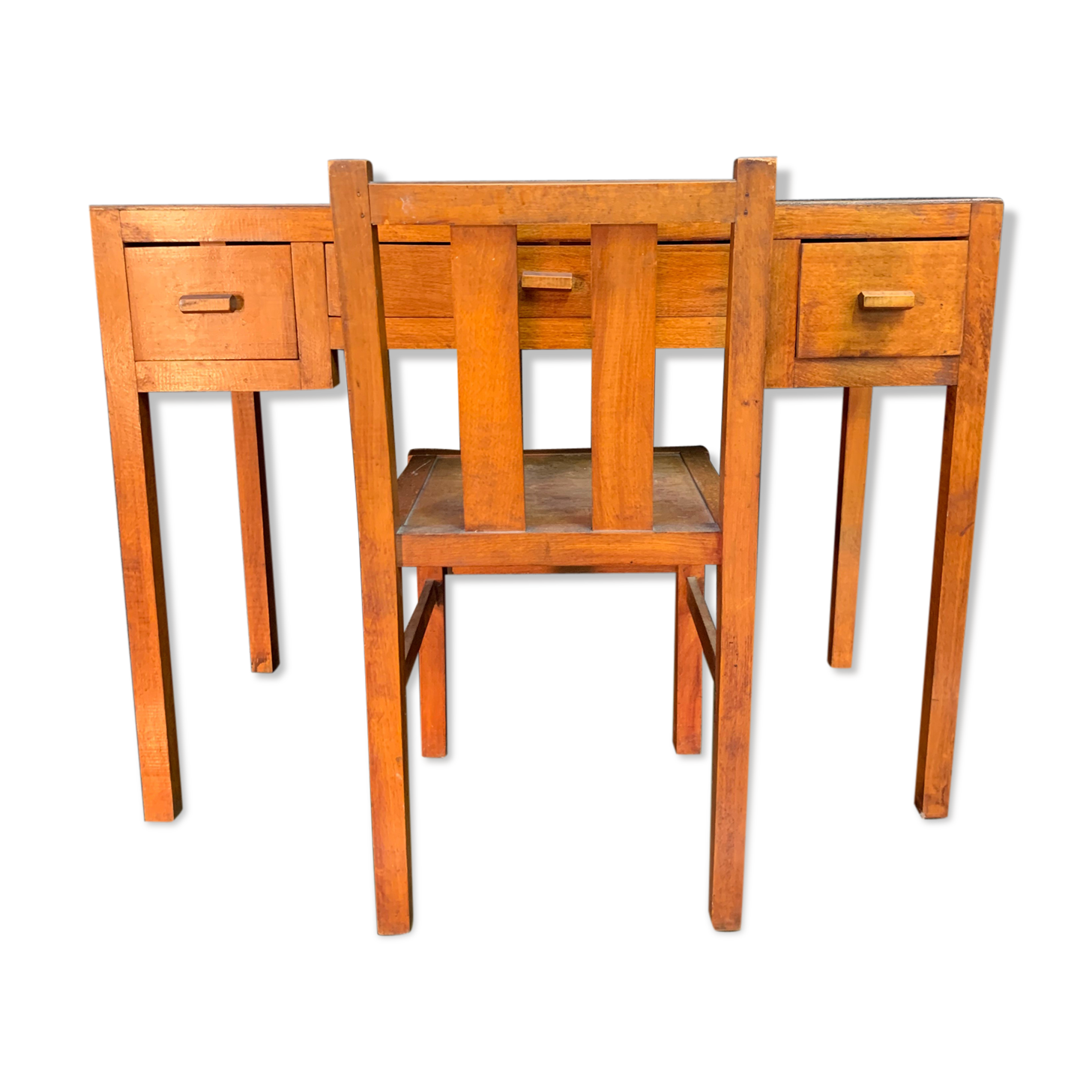 Bureau d’enfant avec sa chaise epoque art deco