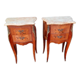 Pair of bedside rocaille style