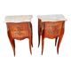 Paire de chevets style rocaille