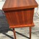 Bedside teak feet compass