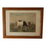 Illustration tableau ancien