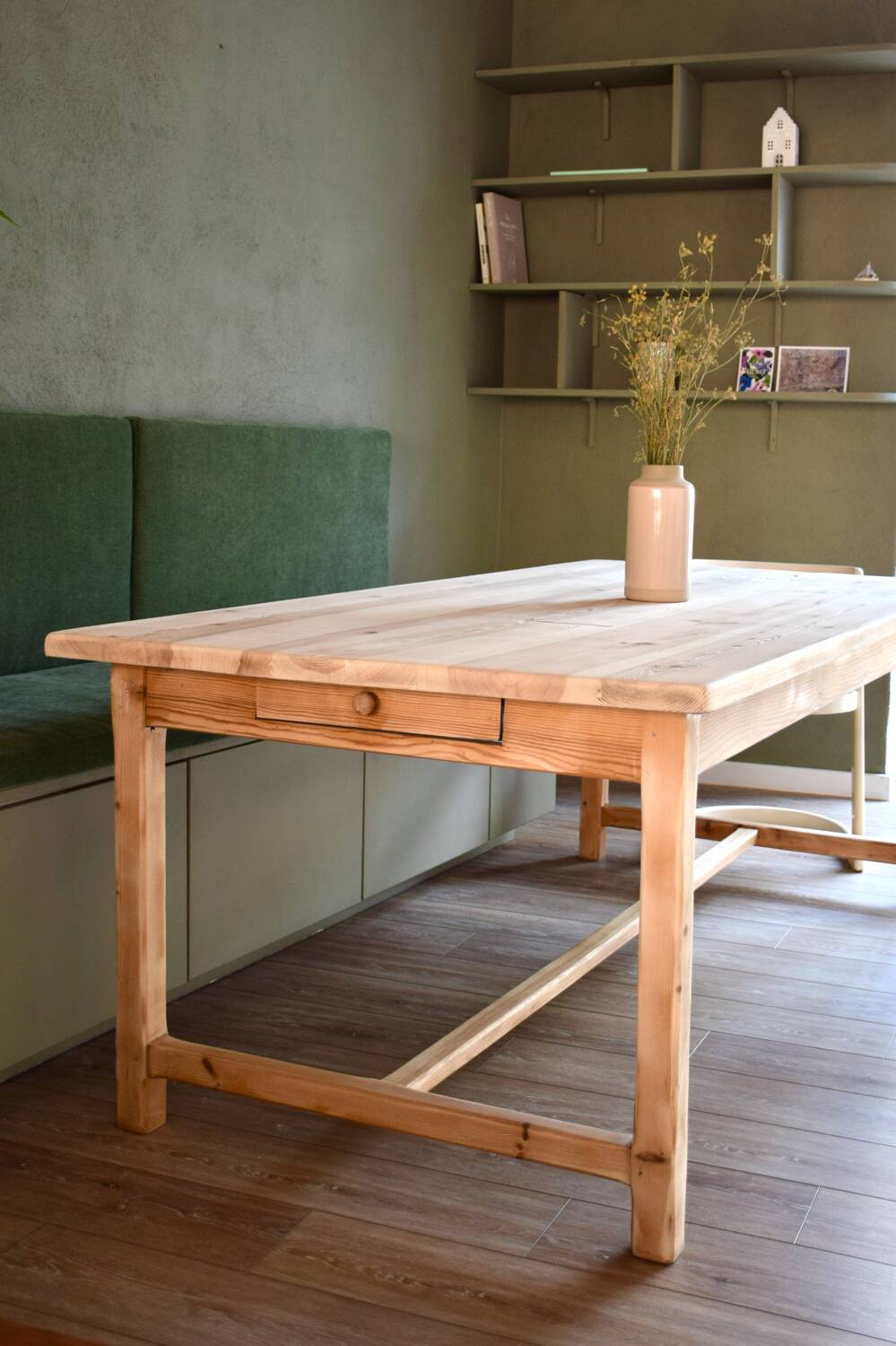 Oak farmhouse table