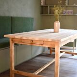 Oak farmhouse table