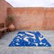 Handmade Berber rug in wool 3 x 2 m