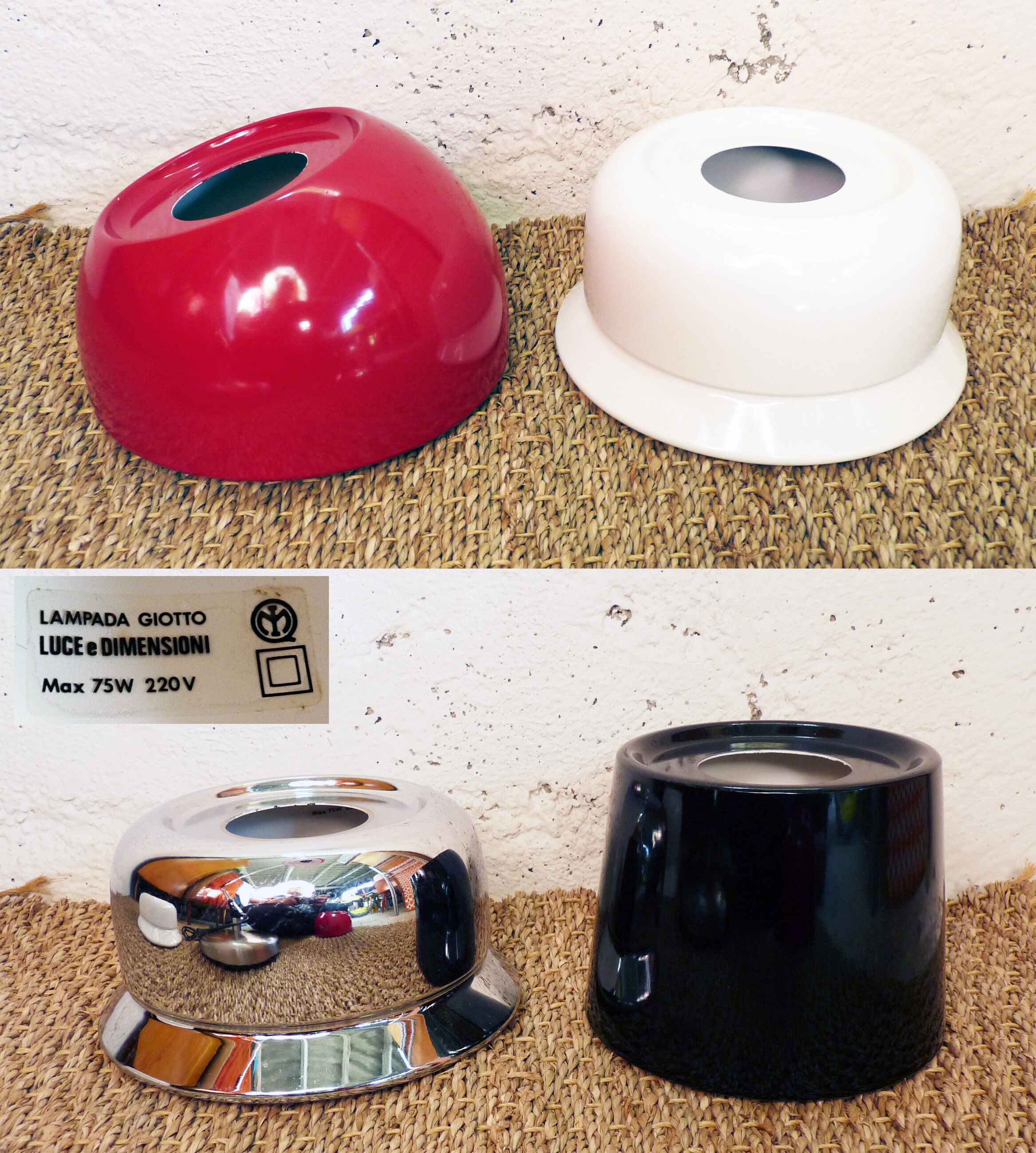 Lampe à poser géante modèle Giotto éditée par LUCE e DIMENSIONI – années 80