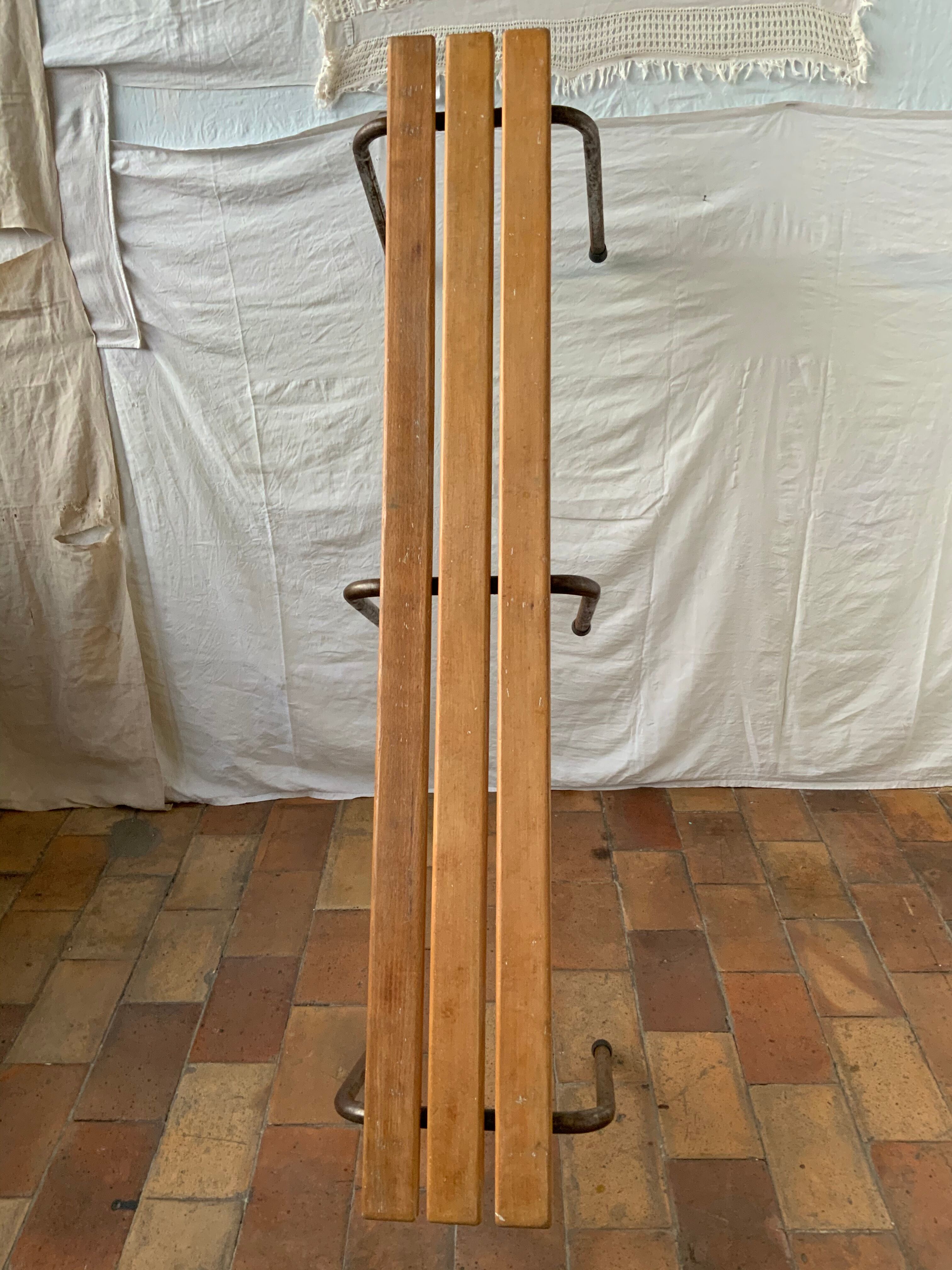 Vintage school bench