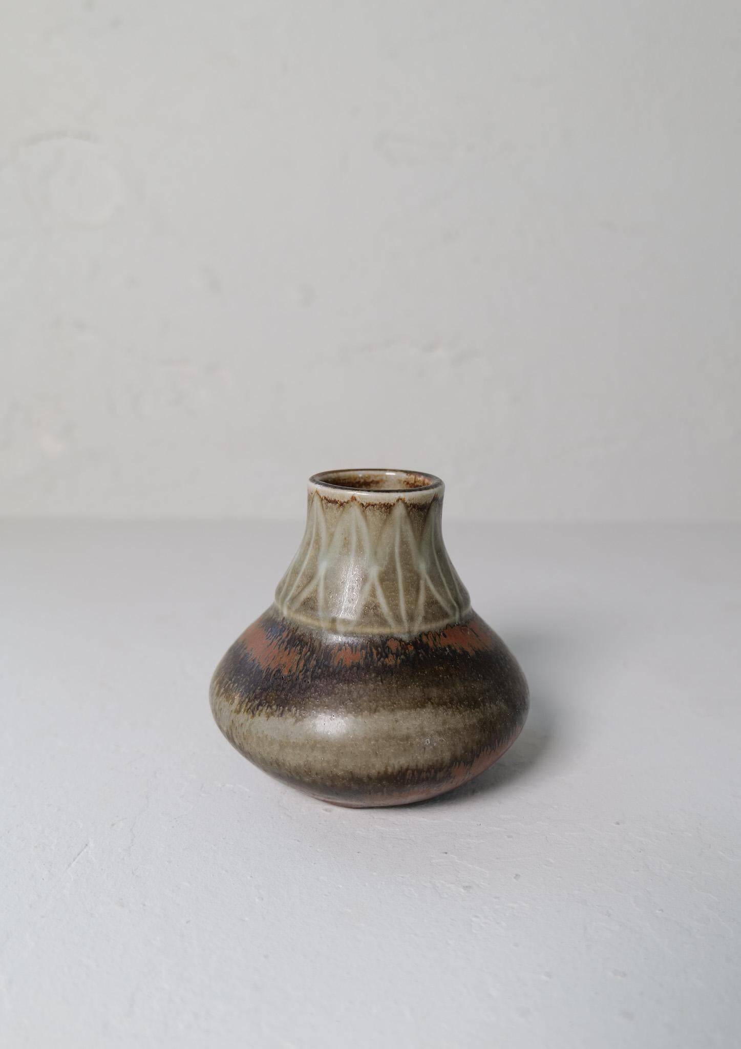 Collection of unique ceramic vases by Carl Harry Stålhane Rörstrand Sweden, 1950